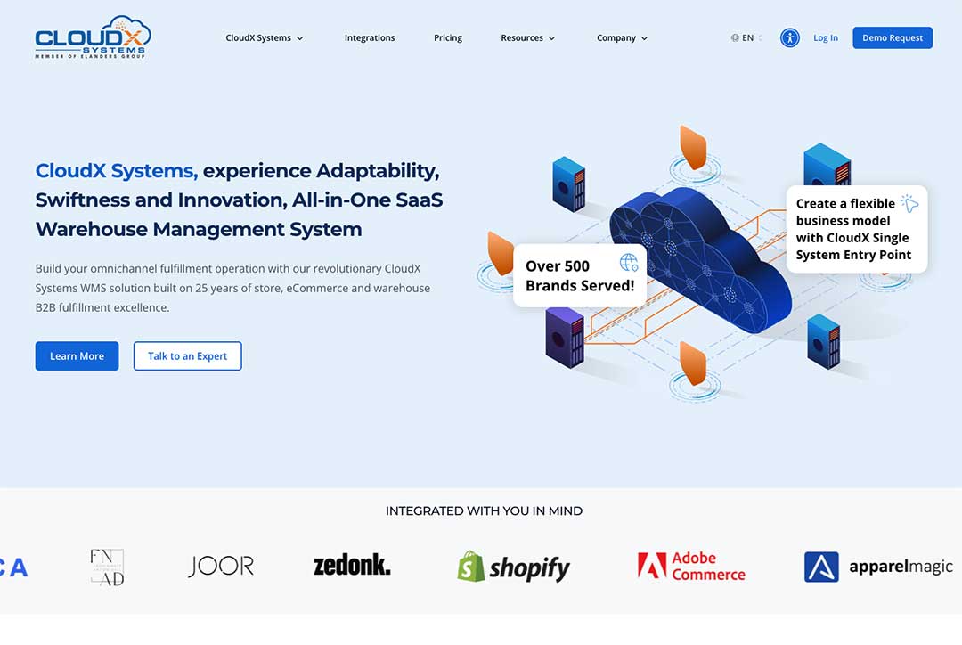 CloudX Systems product interface
